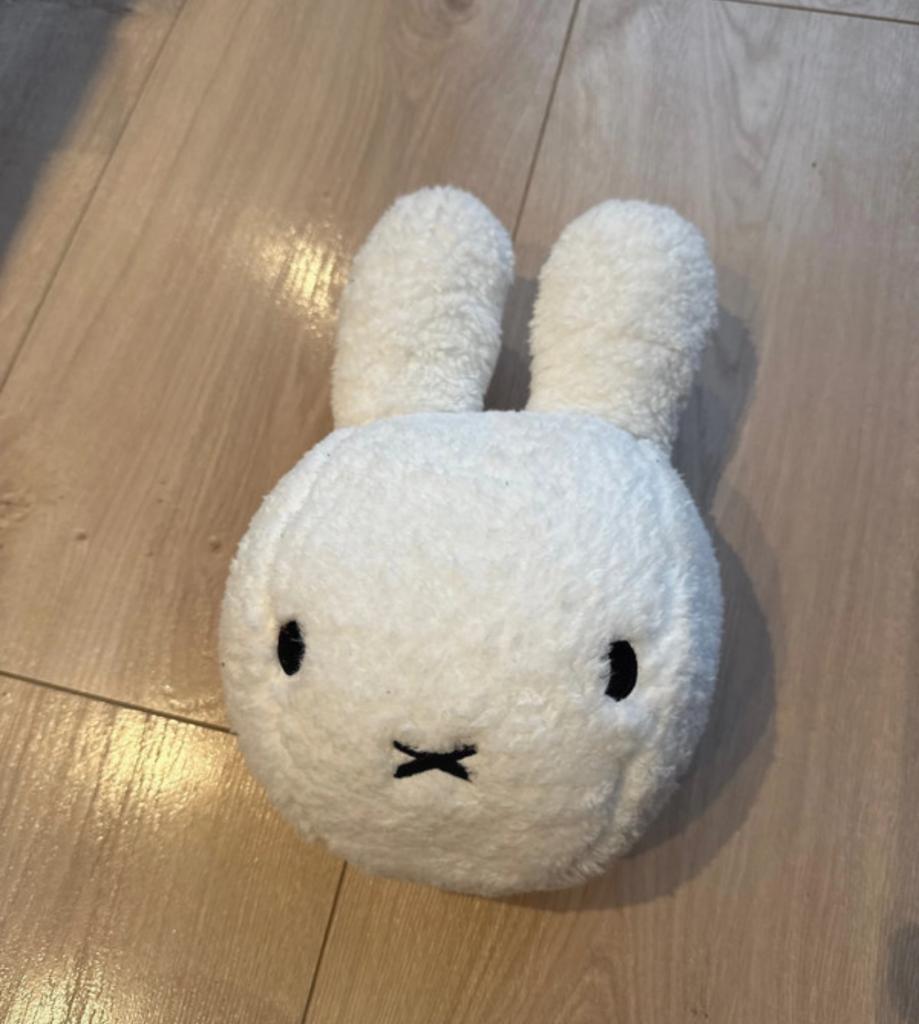 Nijntje Miffy Hoofd Knuffel Tiamo Collection Dick Bruna, Ophalen of Verzenden, Zo goed als nieuw, Konijn