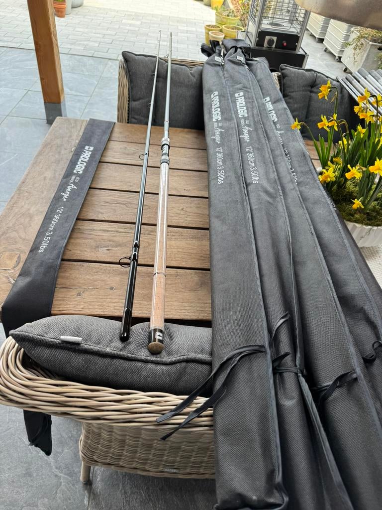 nieuwe prologic avenger old skool hengels ! 12ft en 3,5 lb, Ophalen, Nieuw, Werphengel