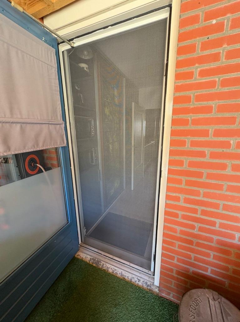 Hamstra rolhordeur 215cm hoog, 95/100cm breed, Ophalen, Gebruikt, 80 tot 100 cm, 215 cm of meer