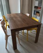 Eettafel Jysk 90x60 cm, Ophalen, Eikenhout, 50 tot 100 cm, Zo goed als nieuw
