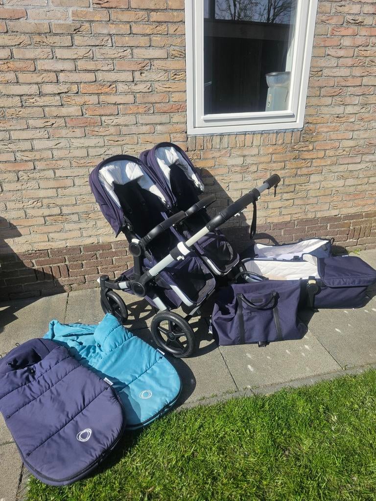 Bugaboo Donkey 3 Classic Blue, Kinderen en Baby's, Kinderwagens en Combinaties, Ophalen, Gebruikt, Bugaboo, Combiwagen