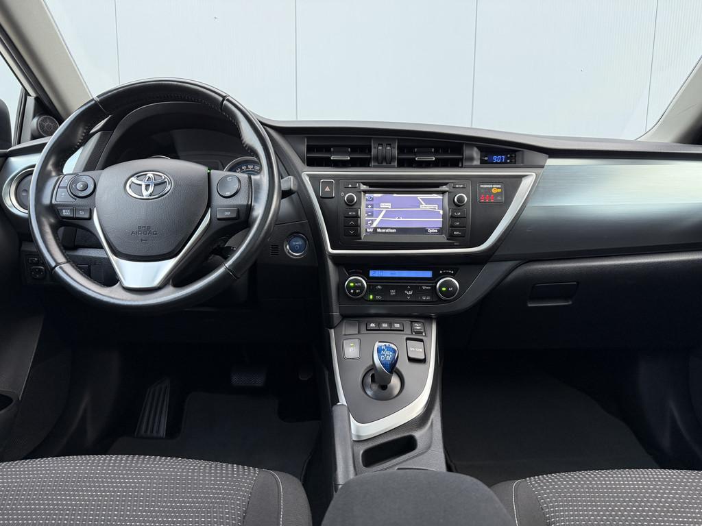 Toyota Auris Touring Sports 1.8 Hybrid Lease+ Camera., Euro 5, Stof, Gebruikt, Wit