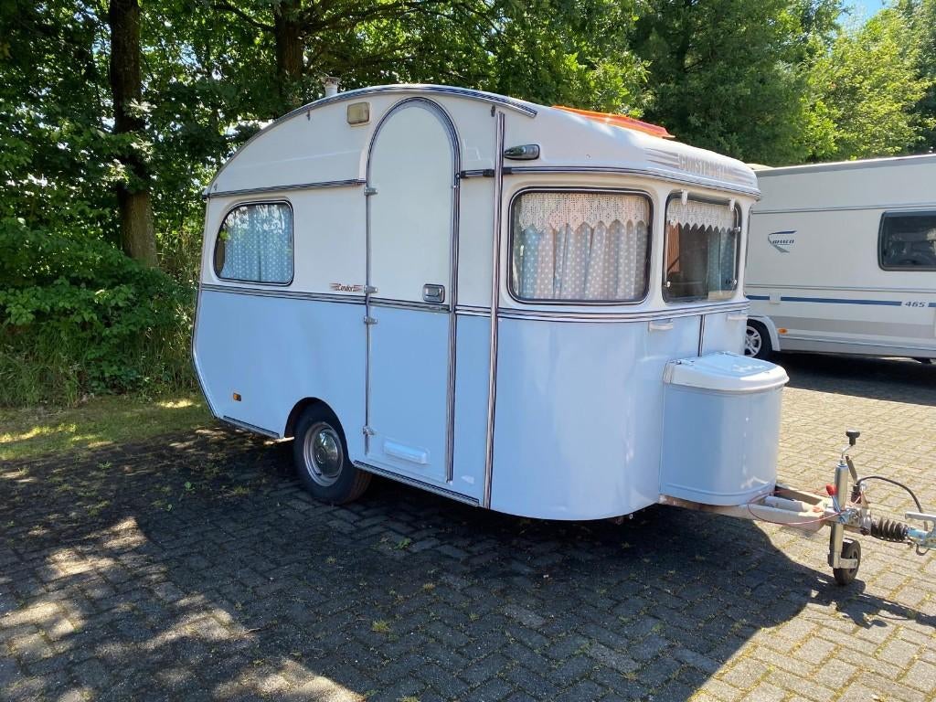 1971 Constructam Condor 4, Caravans en Kamperen, Vast bed, Particulier, 4 tot 5 meter, 500 - 750 kg