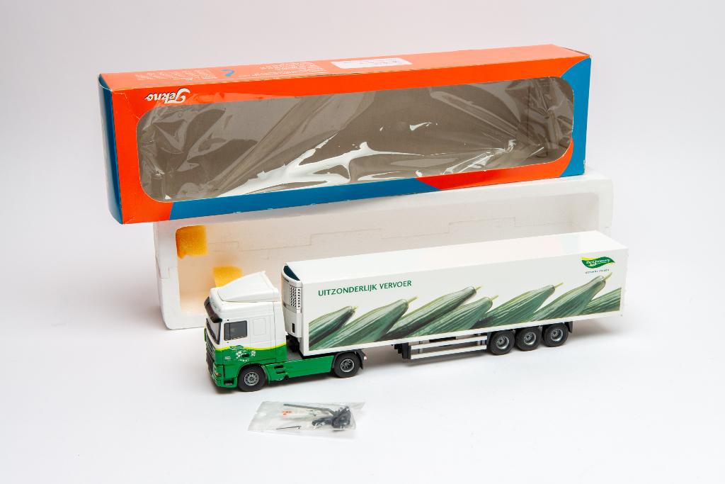DAF Greenery Tekno komkommer tomaat, Hobby en Vrije tijd, Modelauto's | 1:50, Ophalen of Verzenden, Nieuw, Bus of Vrachtwagen