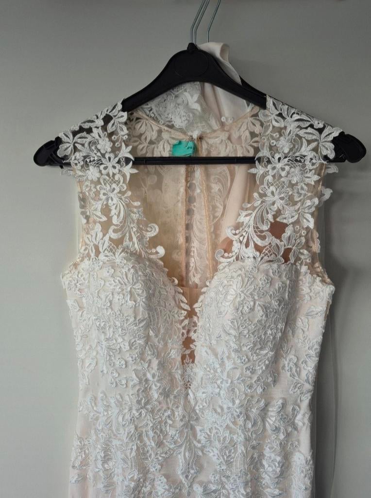 Trouwjurk, Ophalen of Verzenden, Zo goed als nieuw, Wit, Trouwjurk