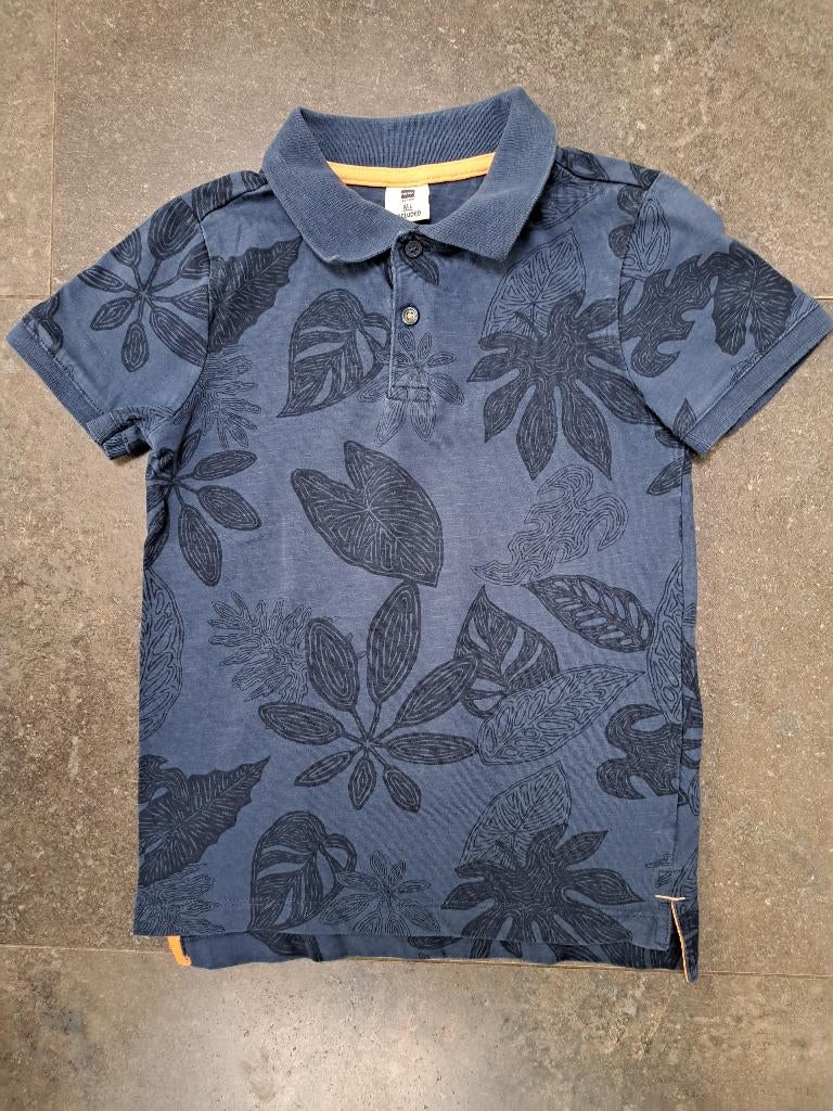 HEMA blauw poloshirtje, maat 122/128, Ophalen of Verzenden, Zo goed als nieuw, Shirt of Longsleeve, Hema