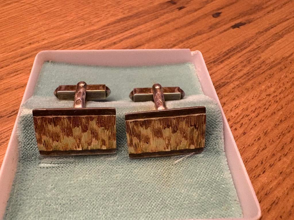 Vintage manchetknopen, Ophalen of Verzenden, Zo goed als nieuw, Overige materialen