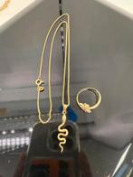 Prachtige 14 karaats gouden slangen set, Ophalen of Verzenden, Nieuw, Goud