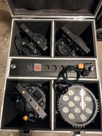 4x Outdoor accu parren inclusief oplaadcase, Muziek en Instrumenten, Licht en Laser, Ophalen, Zo goed als nieuw, Licht