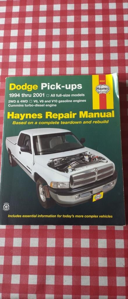 Haynes Dodge Pick-up repair manual, 1994-2001, Boeken, Ophalen of Verzenden, Gelezen, Overige merken