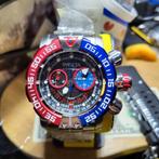 invicta sea hunter 58 mm nieuw met stalen band, Sieraden, Tassen en Uiterlijk, Horloges | Heren, Overige merken, Staal, Staal