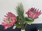 Prachtige kunst protea’s, paars/roze, met varentak., Ophalen of Verzenden, Nieuw