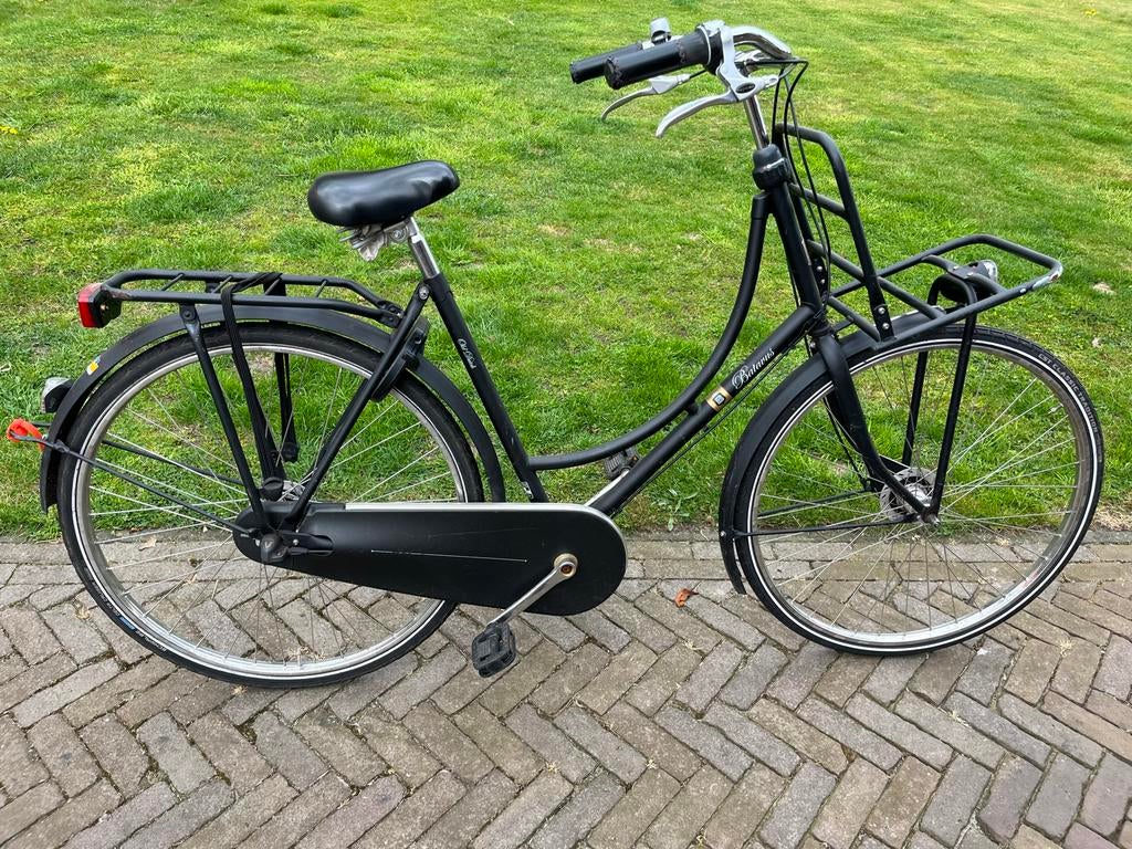 Batavus Old Dutch Omafiets 28 inch, 3 versnellingen, Ophalen, Gebruikt, Handrem