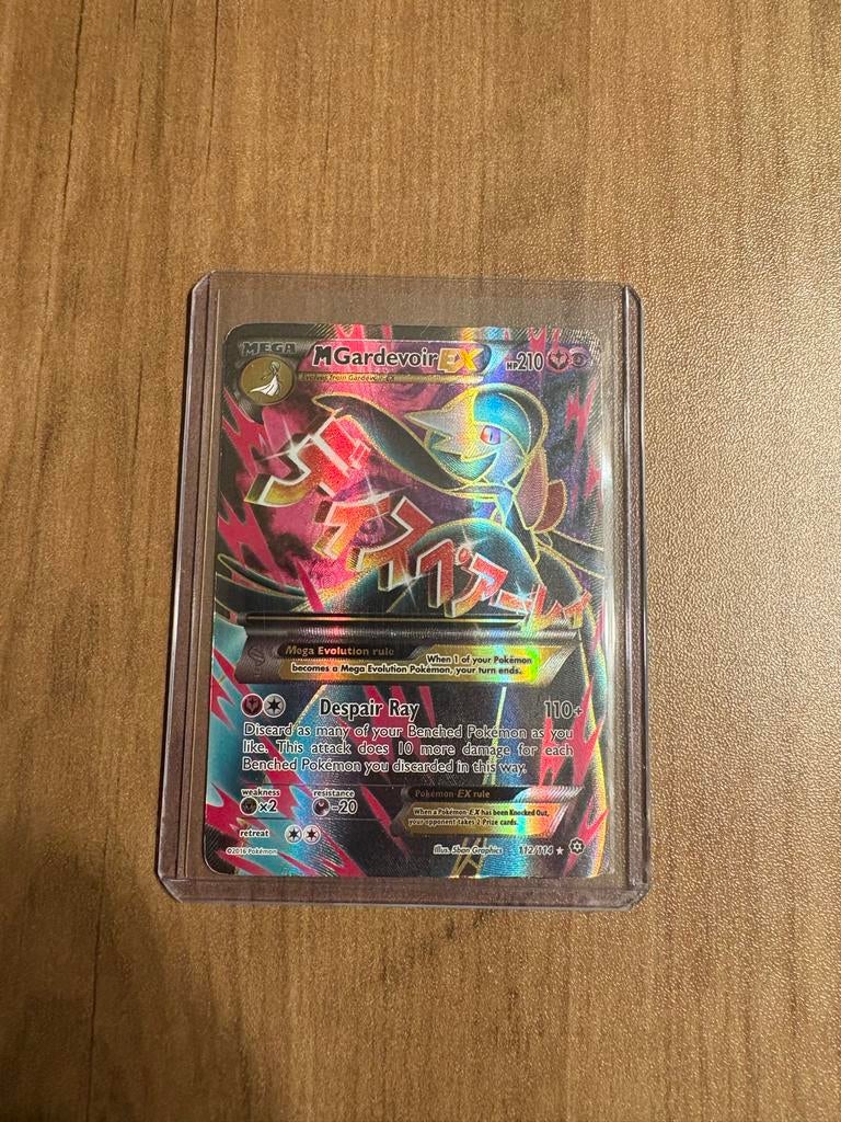 Shiny M Gardevoir EX Pokémon Kaart - Zeldzaam!, Hobby en Vrije tijd, Verzamelkaartspellen | Pokémon, Ophalen of Verzenden, Zo goed als nieuw