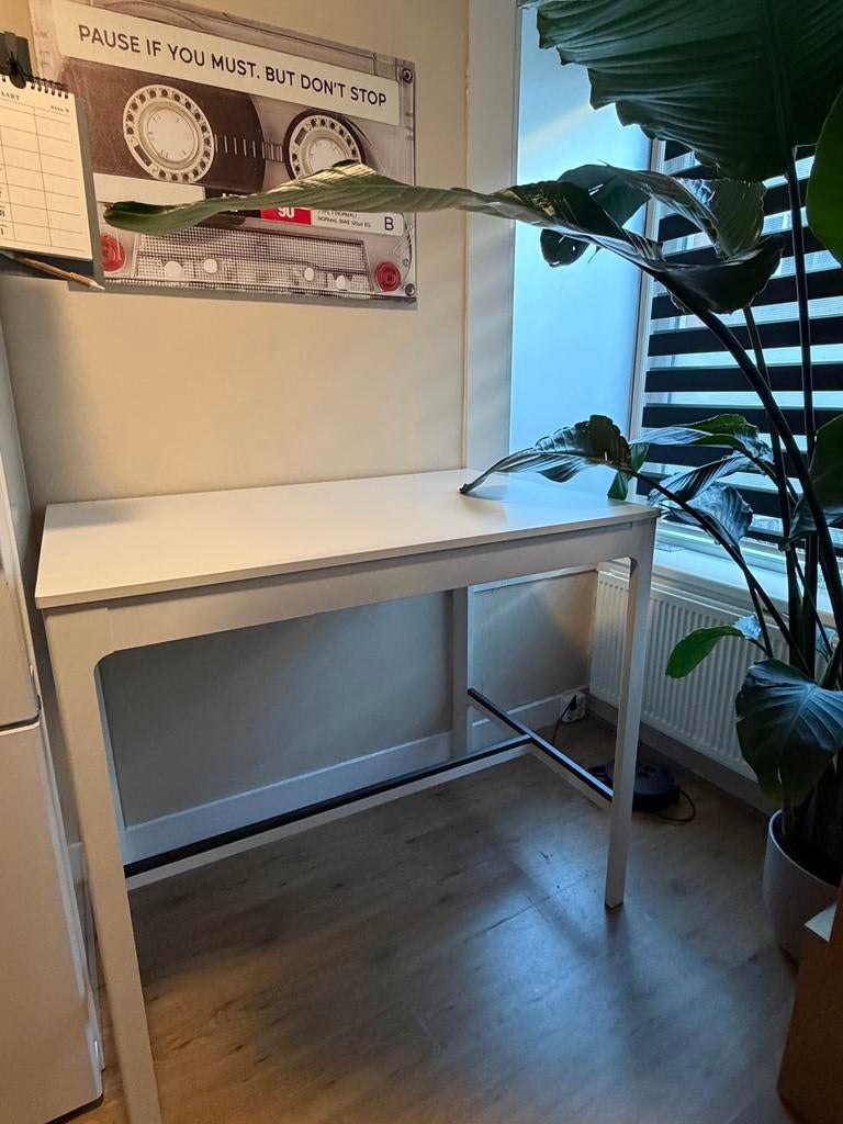 IKEA EKEDALEN hoge eettafel / bartafel, Huis en Inrichting, Ophalen, Gebruikt, 100 tot 150 cm, 50 tot 100 cm