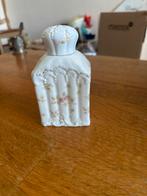 Antieke porseleinen theebus met bloemmotief, Ophalen of Verzenden