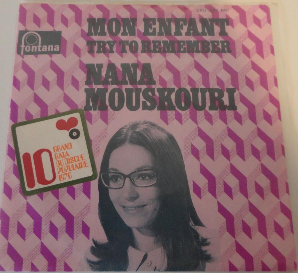 Nana Mouskouri > Try to remember, Gebruikt, Overige genres, 7 inch, Single