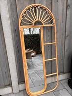 Passpiegel bamboe boho stijl, Ophalen, Gebruikt, 75 tot 100 cm, Overige vormen