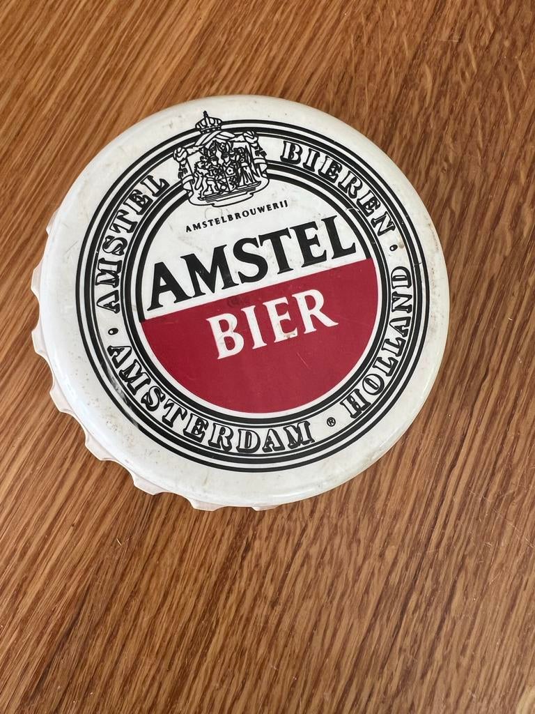 Amstel Bier Viltjes en bewaardoos - Collectors Item, Ophalen of Verzenden, Gebruikt, Viltje(s), Amstel