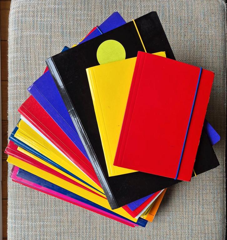 Elastomappen gekleurd, Diversen, Schrijfwaren, Gebruikt, Ophalen of Verzenden