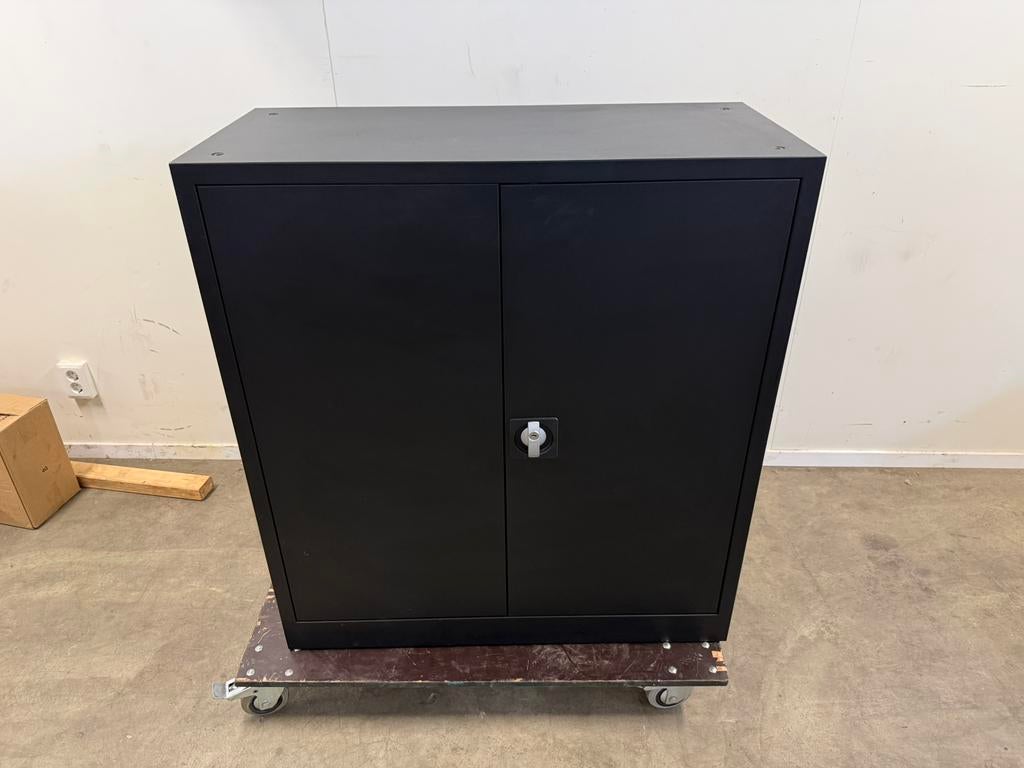 Zwarte archiefkast B92xH100xD42, Huis en Inrichting, Ophalen, Zo goed als nieuw, 25 tot 50 cm, 50 tot 100 cm