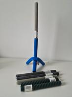 Kandelaar en kaarsen Hema, Ophalen of Verzenden, Metaal, Minder dan 25 cm