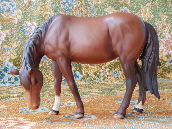 Prachtig vintage Engels Beswick beeld van een paard 21 cm., Antiek en Kunst, Antiek | Porselein, Ophalen of Verzenden