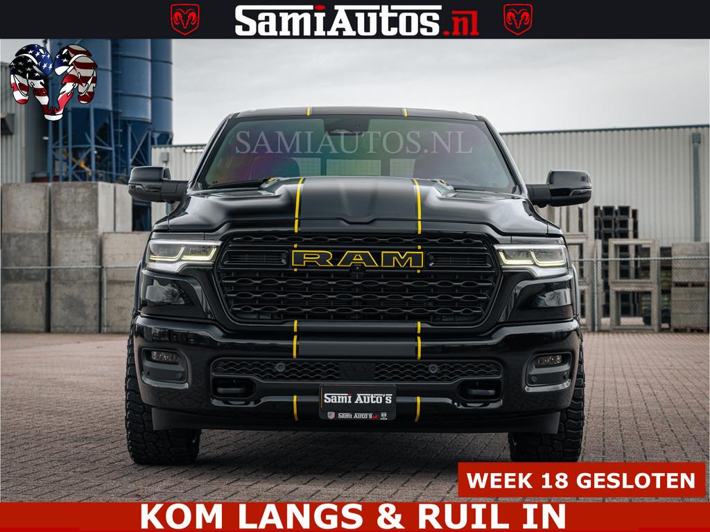 Dodge Ram 1500 Limited Night H.O 540HP 706Nm | Massage + Ful, Automaat, Met garantie (alle), Zwart, Leder