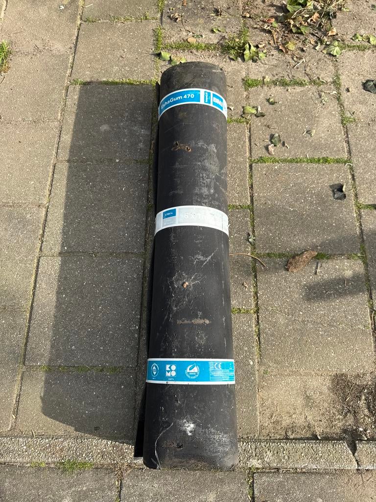 Dakleer Eshagum 470, 6x 1m x 3,8 mm, Overige materialen, Zwart, Nieuw, Dakleer