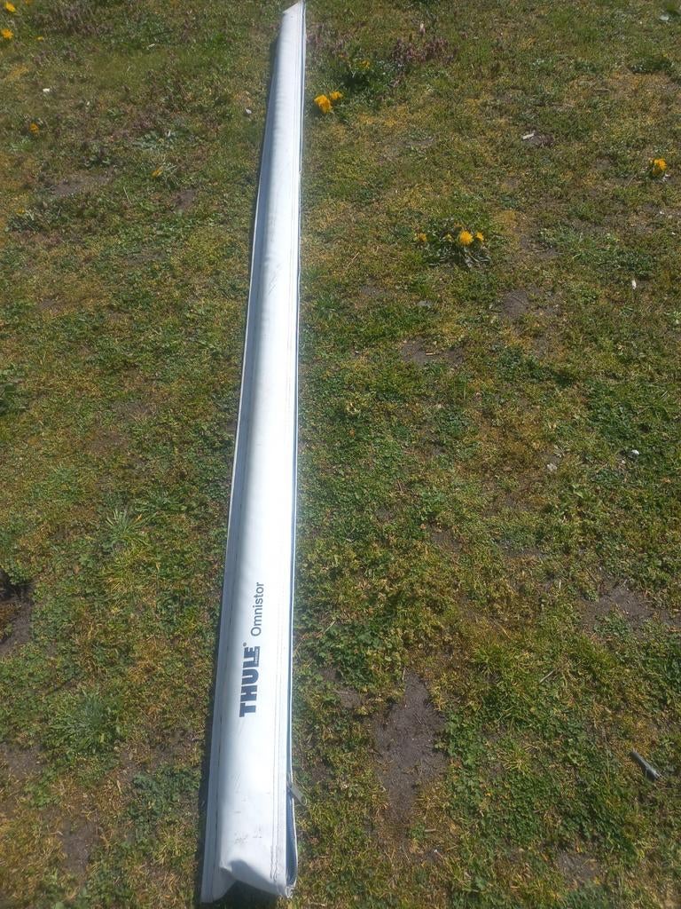 Thule Omnistor etui luifel voor camper/caravan incl. rails, Ophalen, Gebruikt