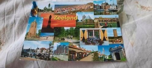 kaart zeeland verzamel, Ophalen of Verzenden, 1980 tot heden, Gelopen, Zeeland