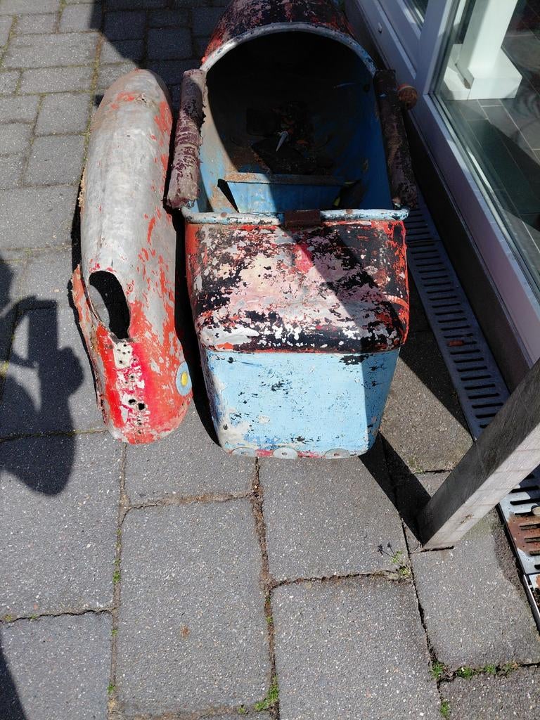 Duna zijspan bak, aluminium, restauratie object. Zijspan,, Motoren, Ophalen of Verzenden, Gebruikt