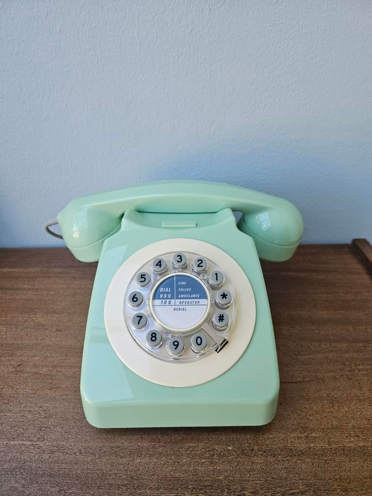 Nieuwe Retro Telefoon | Wild & Wolf 746 | Draaischijf, Ophalen of Verzenden, Zo goed als nieuw, Met draaischijf