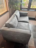 Zo goed als nieuwe 2,5-zits sky lederen bank - Antraciet, Huis en Inrichting, Banken | Bankstellen, Ophalen, 150 tot 200 cm, Driepersoons