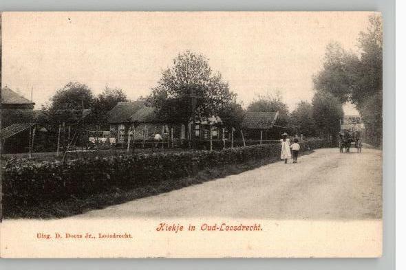 Oud Loosdrecht boerenkar boerderij wasgoed uitg Doets 1902, Ophalen of Verzenden, Voor 1920, Ongelopen, Noord-Holland