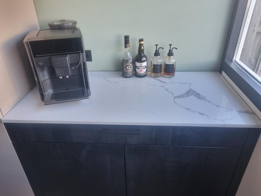 Nieuw composiet aanrechtblad 122,5x60 cm (€750 nieuwprijs), Huis en Inrichting, Keuken | Keukenelementen, Ophalen, 100 tot 150 cm