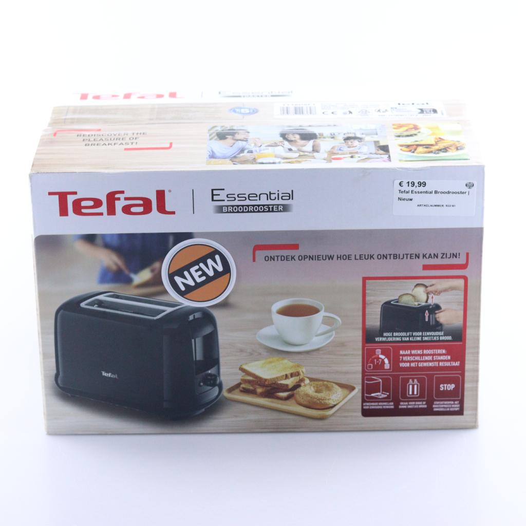 Tefal Essential Broodrooster | Nieuw, Witgoed en Apparatuur, Keukenmixers, Tefal, Nieuw, https://www.tefal.nl/klantenservice, 112 Chemin du Moulin Carron, 69130 Écully, Frankrijk