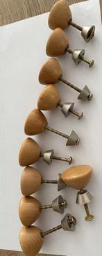 Te koop 10 stuks nieuwe beukenhouten knoppen voor deuren., Ophalen of Verzenden, Nieuw