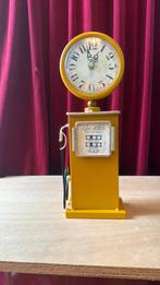 Decoratie klok benzinepomp, Ophalen of Verzenden, Zo goed als nieuw