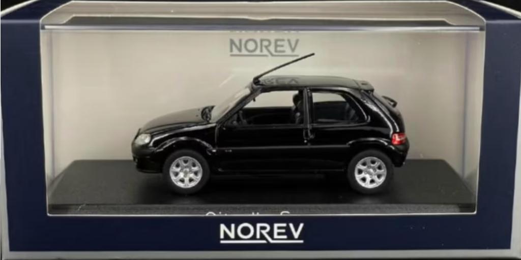 Citroen Saxo VTS 2000 Onyx zwart schaal 1:43 NOREV R. 155149, Verzenden, Nieuw, Auto, Norev