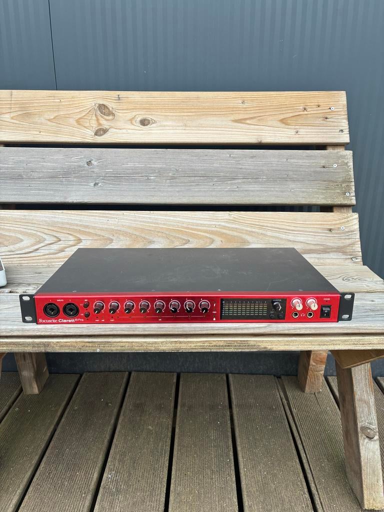 Focusrite Clarett 8Pre Audio Interface - Topkwaliteit, Ophalen of Verzenden, Gebruikt, 10 tot 20 kanalen, Microfooningang