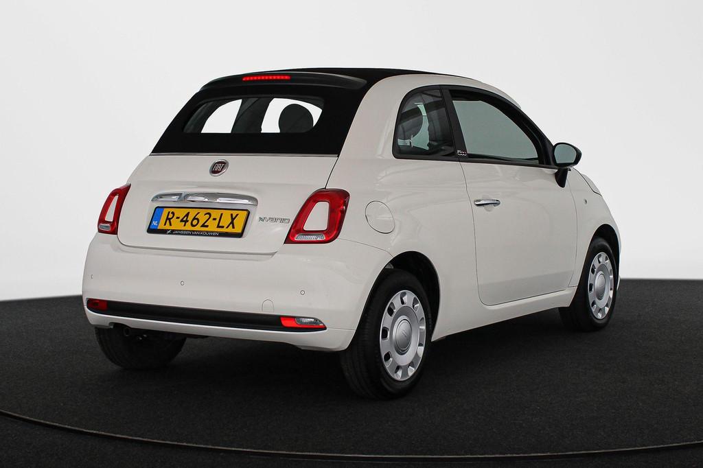 Fiat 500 C 1.0 Hybrid Cult Cabriolet Airco Cruise Control Pr, Auto's, Stof, Euro 6, Cabriolet, 4 stoelen