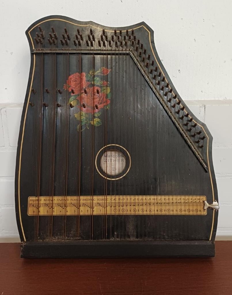 Mandoline harp Zither, Ophalen of Verzenden