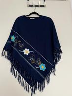Poncho alpaca Perú, Ophalen of Verzenden, Nieuw, Maat 38/40 (M), Blauw