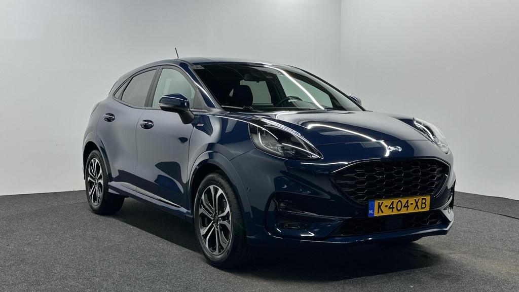 Ford Puma 1.0 EcoBoost Hybrid ST-Line ECC CAMERA NAVI CARPLA, Voorwielaandrijving, Stof, Blauw, Origineel Nederlands