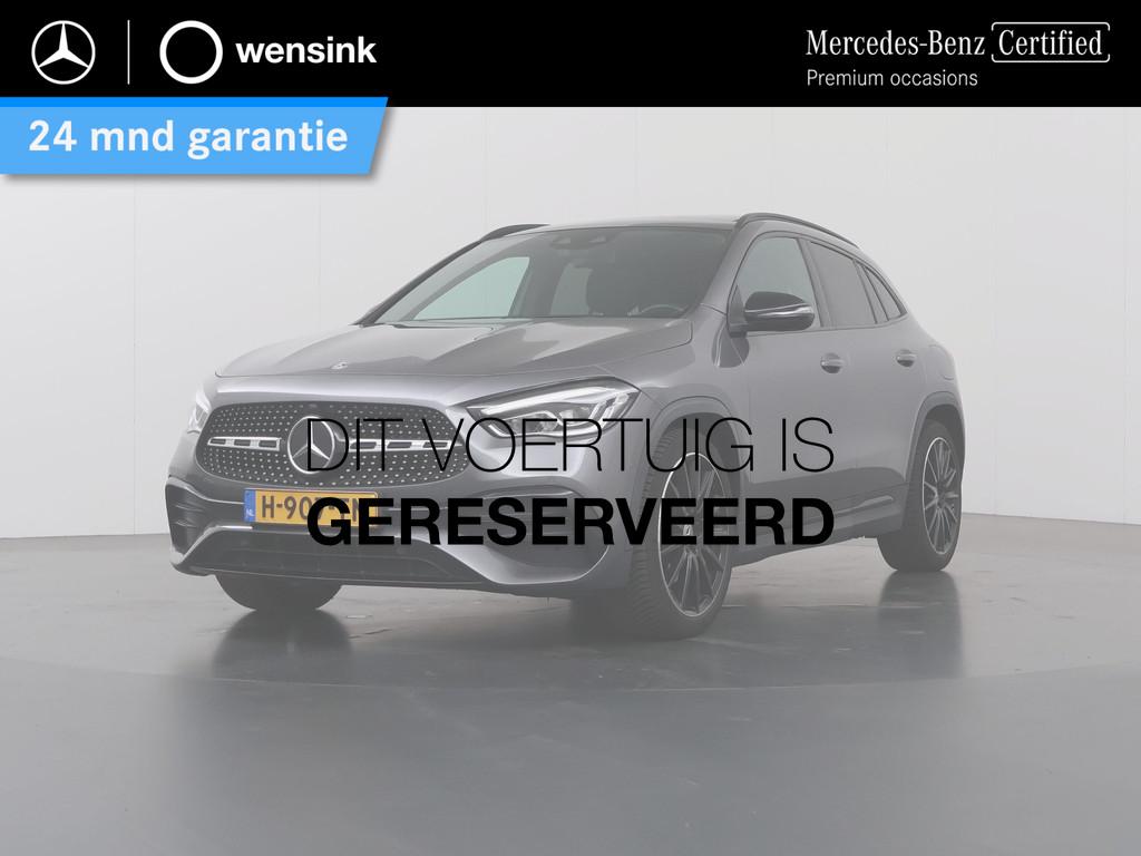 Mercedes-Benz GLA-klasse 200 AMG Line | Night | Panorama-sch, 4 cilinders, Leder en Stof, 163 pk, Origineel Nederlands