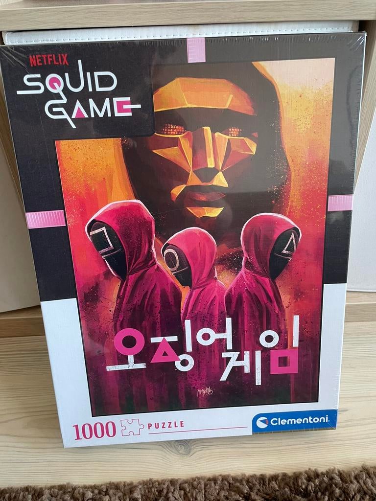 Nieuw in plastic! Puzzel van Squid game, Ophalen of Verzenden, 500 t/m 1500 stukjes, Nieuw, Legpuzzel