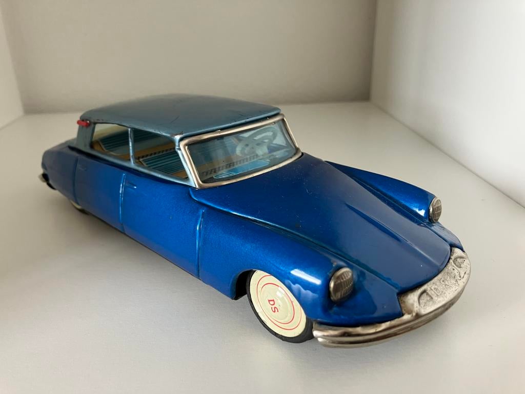 Citroen DS Bandai antieke vintage blikken speelgoed, Antiek en Kunst, Verzenden