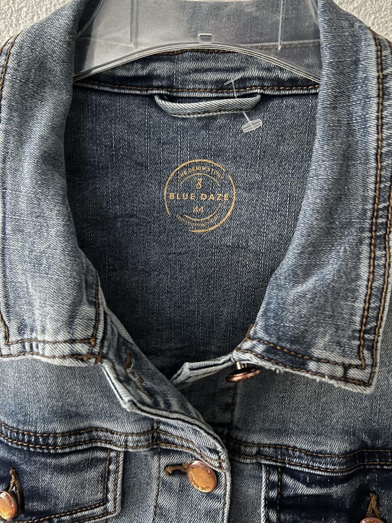 NIEUW Summum Woman jeans jasje 42 used vintage look, Summum Woman, Maat 42/44 (L), Nieuw, Jasje