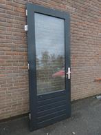 Hardhouten achterdeur (93 cm x 231,5 cm), Doe-het-zelf en Verbouw, Deuren en Horren, Ophalen, Gebruikt, 80 tot 100 cm, 215 cm of meer